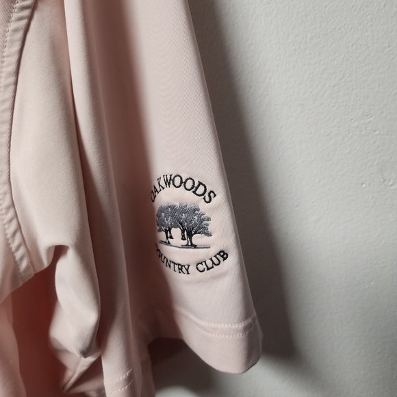 Footjoy Mens prodry lisle XL pink polo shirt golf Tennis - Picture 2 of 7